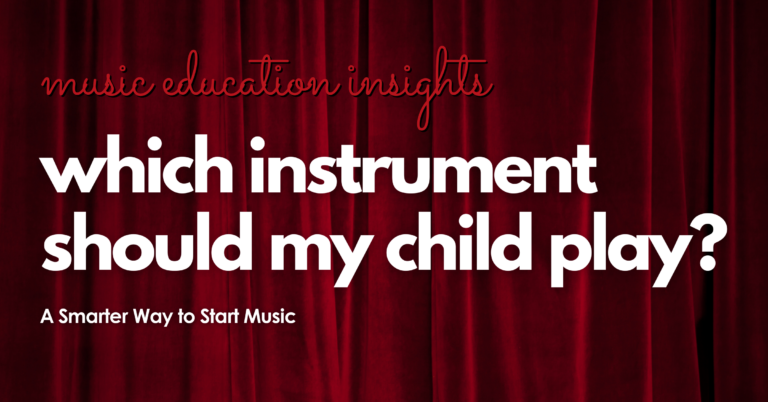 Which Instrument Should My Child Play Article