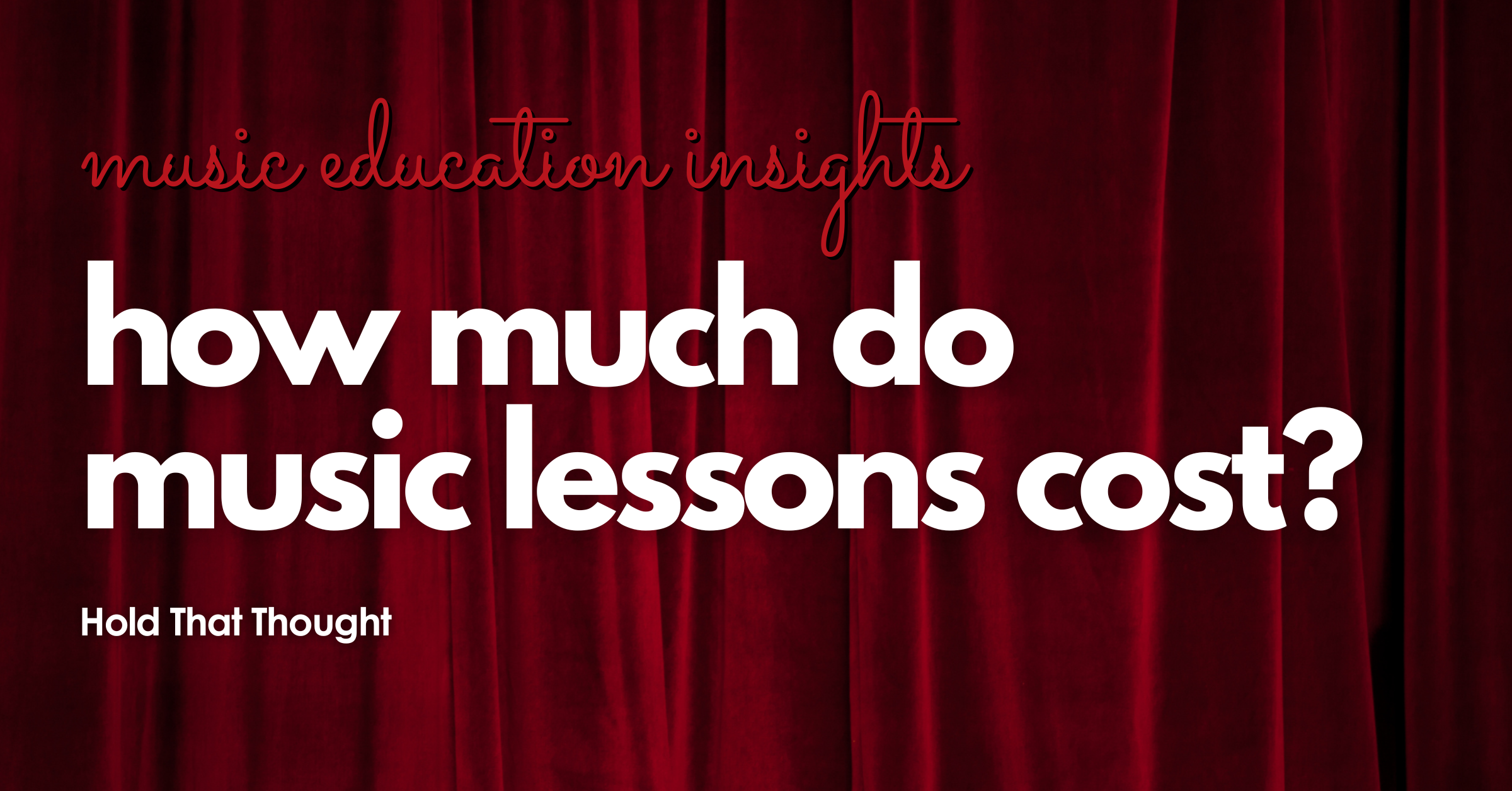 How Much Do Music Lessons Cost Article