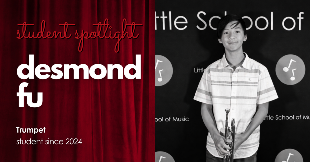 Student Spotlight Desmond Fu National Gold Medalist - Little School of Music